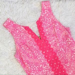 Lilly Pulitzer Pink Floral Dress
